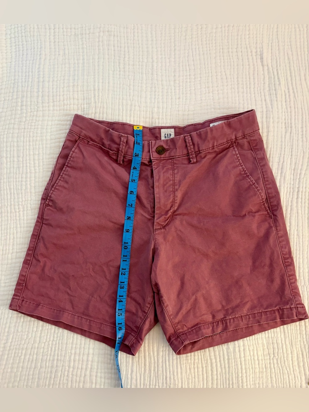 GAP Men's Mauve Pink Flat-Front Chino Shorts SIZE 30